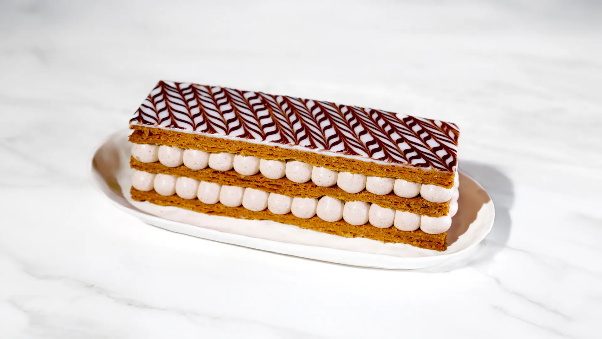 Puff pastry mille-feuille