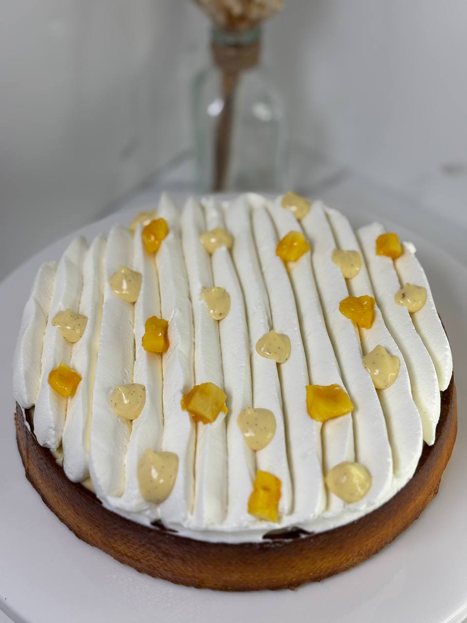 Mango and Passion Fruit Tart